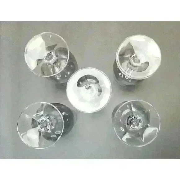 Schott Zweisel Nekar Smoke Etched Rose Crystal Iced Tea Water Glasses (Set of 5) - Picture 4 of 5